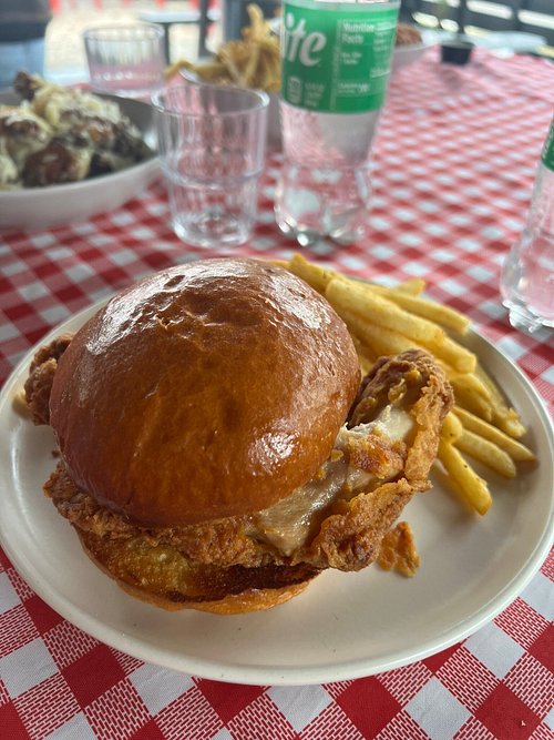 Germain's Chicken Sandwiches signature dishes Chicken SandwichKorean Fried ChickenHot Honey Sandwich